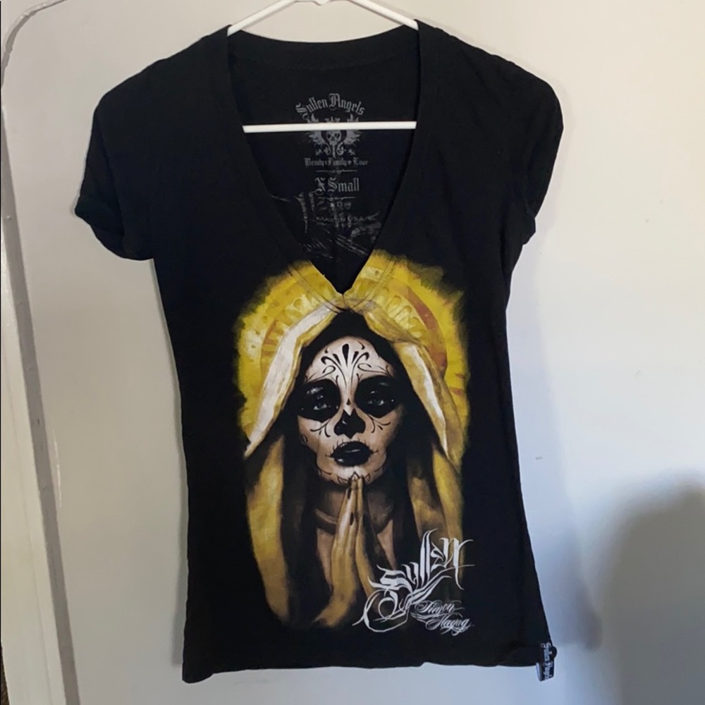 Sullen Angels Sugar Skull Tee